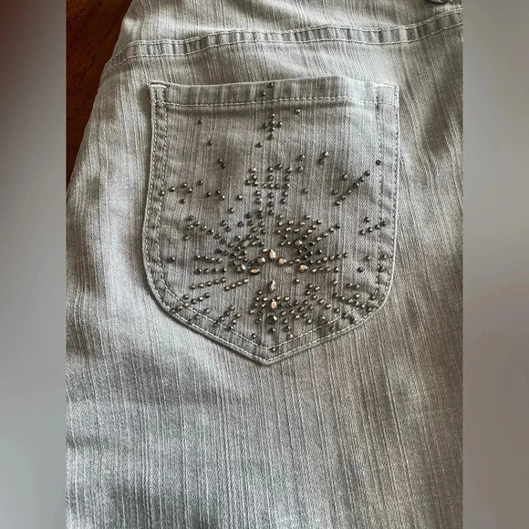 Chico's Gray Straight Leg Jeans for Women - Picture 12 of 16